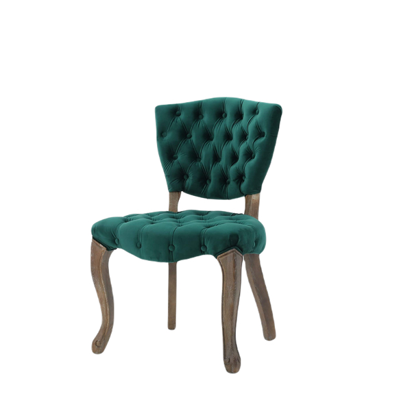 Green Velvet Tufted Chairs At 51, Aqua Velvet Tufted Dining Chair